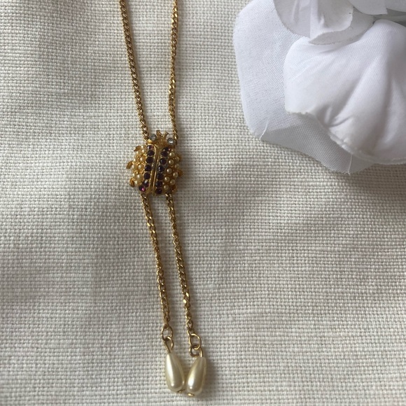 VTG Ladybug Necklace - Picture 2 of 6